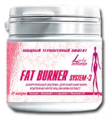 Жиросжигатель Fat Burner System-3 LadyFitness 72 капсулы