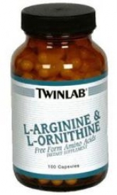 Twinlab L-Arginine + L-Ornithine 100caps